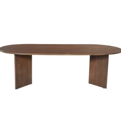 Mangohoutonline Mangohouten Eettafel Sara 240x110 cm Walnoot Mahom