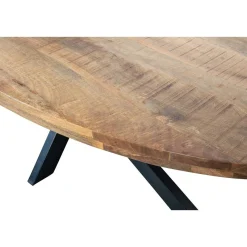 Mangohoutonline Mangohouten Eettafel Tulsa Ovaal 220×110 cm Mahom
