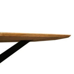 Mangohoutonline Mangohouten Eettafel Vicenza Deens Ovaal 240x110 cm Mahom