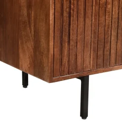 Mangohoutonline Mangohouten Kabinet Japandi 90 cm Mahom