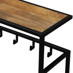 Mangohoutonline Mangohouten Kapstok 78x30x85 cm Mahom