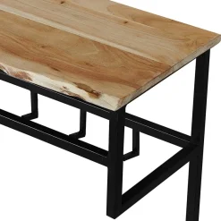 Mangohoutonline Mangohouten Kapstok 100x33x80 cm Mahom