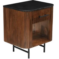 Mangohoutonline Mangohouten Nachtkastje Austin 50 cm Mahom