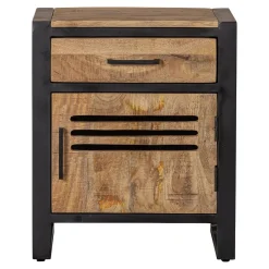 Mangohoutonline Mangohouten Nachtkastje Henderson met lade Mahom
