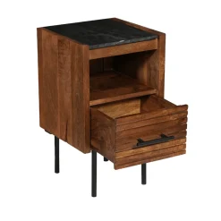 Mangohoutonline Mangohouten Nachtkastje Tucson 35x60 cm Mahom