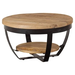 Mangohoutonline Mangohouten Salontafel Bakersfield 65 cm Mahom