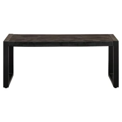 Mangohoutonline Mangohouten Salontafel Britt Black 110 cm Mahom