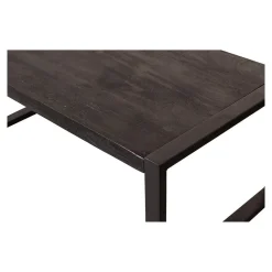 Mangohoutonline Mangohouten Salontafel Britt Black 110 cm Mahom