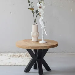 Mangohoutonline Mangohouten Salontafel Glendale 70 cm Mahom