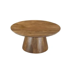 Mangohoutonline Mangohouten Salontafel Nova Rond 80 cm Mahom