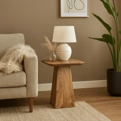 Mangohoutonline Mangohouten Salontafel Nova Vierkant 40x40 cm Mahom