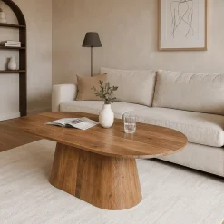 Mangohoutonline Mangohouten Salontafel Nova Capsule 120 cm Mahom