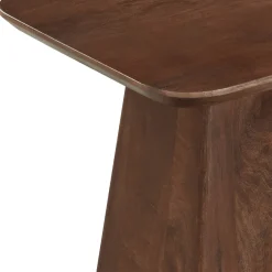 Mangohoutonline Mangohouten Salontafel Nova Vierkant 40x40 cm Donkerbruin Mahom