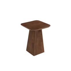 Mangohoutonline Mangohouten Salontafel Nova Vierkant 40x40 cm Donkerbruin Mahom