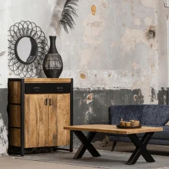 Mangohoutonline Mangohouten Salontafel Orlando 130 cm Mahom