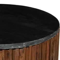 Mangohoutonline Mangohouten Salontafel Rond Austin 40 cm Mahom