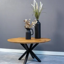 Mangohoutonline Mangohouten Salontafel Vicenza 90 cm Mahom