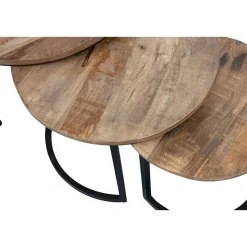 Mangohoutonline Mangohouten Salontafels Charlotte Mahom - Set van 3