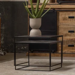 Mangohoutonline Mangohouten Salontafels Dayton (set van 2) Mahom