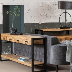 Mangohoutonline Mangohouten Sidetable Britt 4 lades Mahom