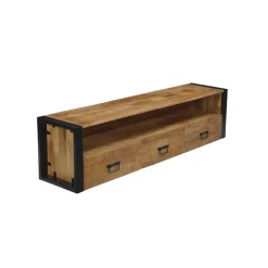 Mangohoutonline Mangohouten TV Meubel Britt zwevend 150 cm Mahom