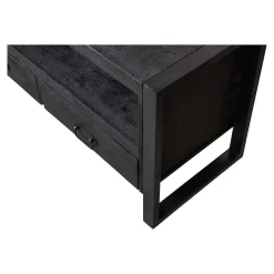 Mangohoutonline Mangohouten TV Meubel Britt Black 220 cm Mahom