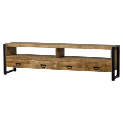 Mangohoutonline Mangohouten TV Meubel Britt 220 cm Mahom