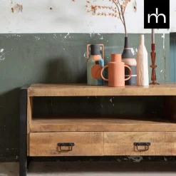 Mangohoutonline Mangohouten TV Meubel Britt 220 cm Mahom