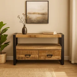 Mangohoutonline Mangohouten TV Meubel Britt 120 cm Mahom