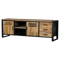 Mangohoutonline Mangohouten TV Meubel Henderson 180 cm Mahom