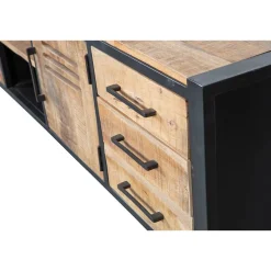 Mangohoutonline Mangohouten TV Meubel Henderson 180 cm Mahom