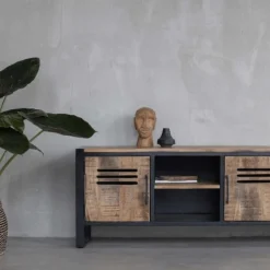 Mangohoutonline Mangohouten TV Meubel Henderson 150 cm Mahom