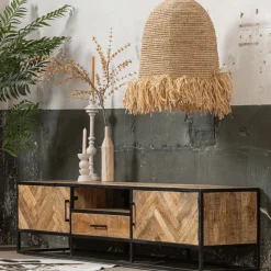 Mangohoutonline Mangohouten TV Meubel New Haven 210 cm Mahom