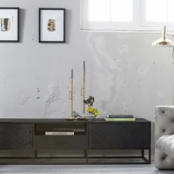 Mangohoutonline Mangohouten TV Meubel Sienna 210 cm Mahom