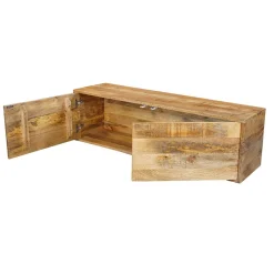 Mangohoutonline Mangohouten TV Meubel Zwevend Harlow 120 cm Mahom