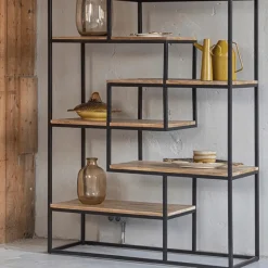 Mangohoutonline Mangohouten Vakkenkast Chicago 120 cm Mahom