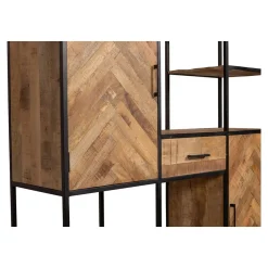 Mangohoutonline Mangohouten Vakkenkast New Haven XXL Mahom