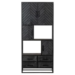 Mangohoutonline Mangohouten Vakkenkast Sienna 90 cm Mahom