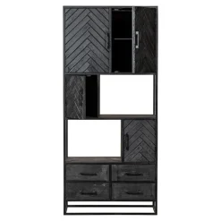 Mangohoutonline Mangohouten Vakkenkast Sienna 90 cm Mahom