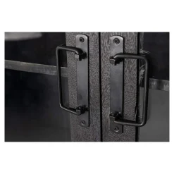 Mangohoutonline Mangohouten Vitrinekast Britt Black Mahom