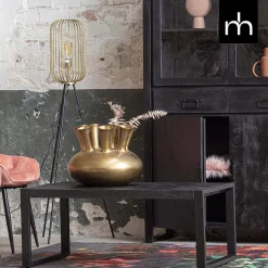 Mangohoutonline Mangohouten Vitrinekast Britt Black Mahom