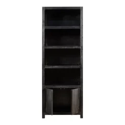 Mangohoutonline Mangohouten Wandkast Phoenix 80 cm Mahom (4 open vakken, 2 deuren)