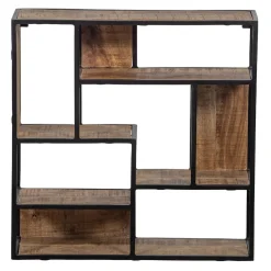 Mangohoutonline Mangohouten Wandrek Vierkant 60x60 cm Mahom