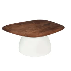 Mangohoutonline Salontafel Anna 87 cm Houten blad Mahom