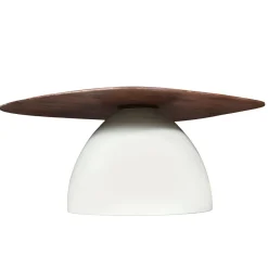 Mangohoutonline Salontafel Anna 87 cm Houten blad Mahom