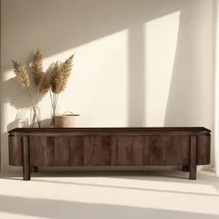 Mangohoutonline TV Meubel Salano Brown 210 cm