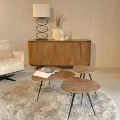 Mangohoutonline Wandkast Noor 170 cm