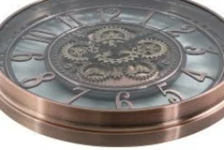 Mangohoutonline Wandklok Norris L koper Ø70cm