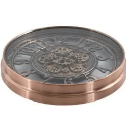 Mangohoutonline Wandklok Norris S koper Ø50cm